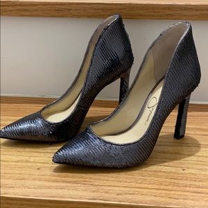 Jessica Simpson Sequin Parma Pumps